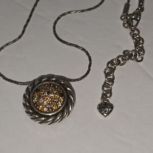 Brighton Crystal‎ Voyage Reversible Charm Necklace